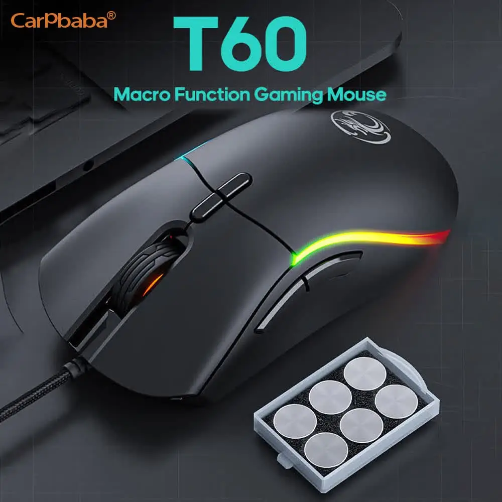 Фото Игровая мышь IMICE Popular Standard Edition 7200DPI, проводная, брендовая, оптовая продажа, подарок на день рождения/выпускной №3
