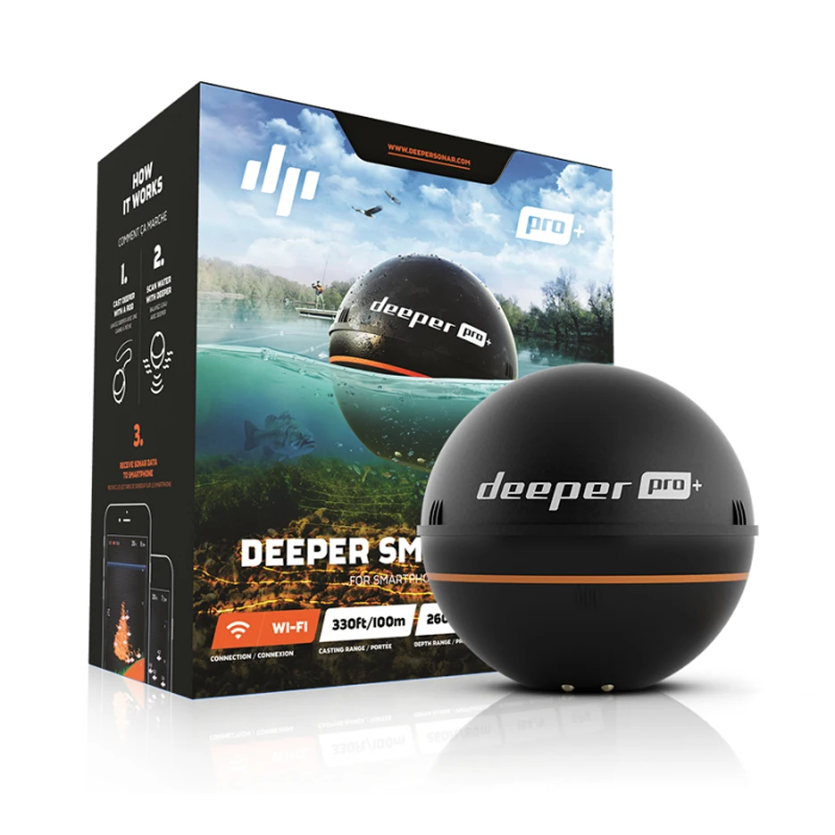 Беспроводной Эхолот Deeper Smart Sonar PRO+ | Спорт и развлечения