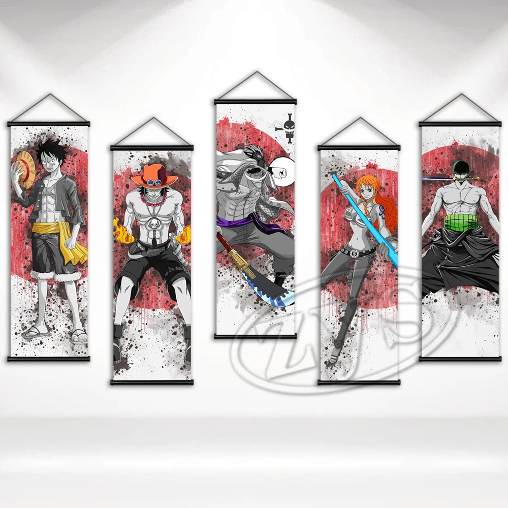

Nami Posters Canvas One Piece Paintings Modular Picture Roronoa Zoro Hanging Scrolls Wall Art Printed Home Cuadros Decorative