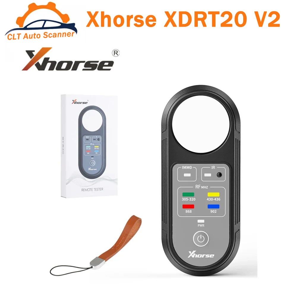 

2023 тестер частоты Xhorse XDRT20 V2, инфракрасный датчик сигнала для 315 МГц 433 МГц 868 МГц