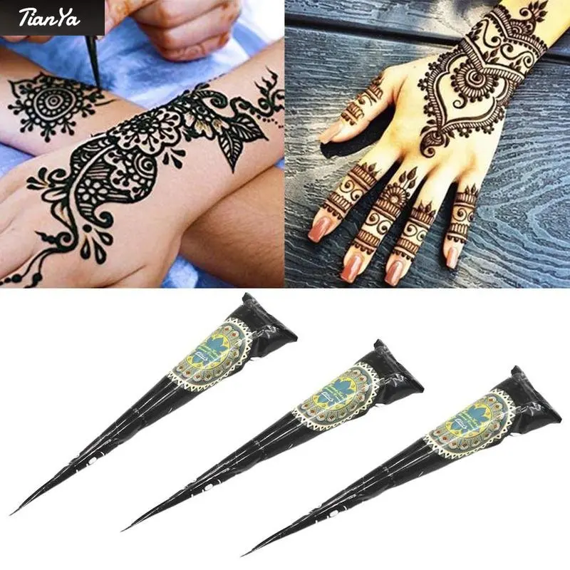 

Multi Color Indian Henna Tattoo Paste Cone Paint Temporary Mehndi Henna Tattoo Body Art Sticker Mehndi Body Paint