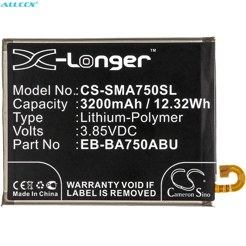 Аккумулятор 3200 мАч для Samsung Galaxy A7 2018 EB-BA750ABU SM-A750/DS A750FN/DS A750GN/DS A750N