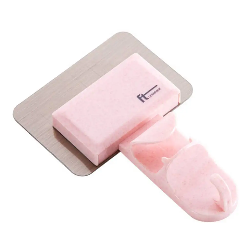 

Wall Mounted Washing Basin Organizer Holder Self-adhesive Pot Hanger Bathroom Storage Rack