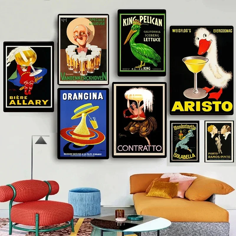 Классический винтажный принт плаката Aristo Campari пиво произведение искусства на