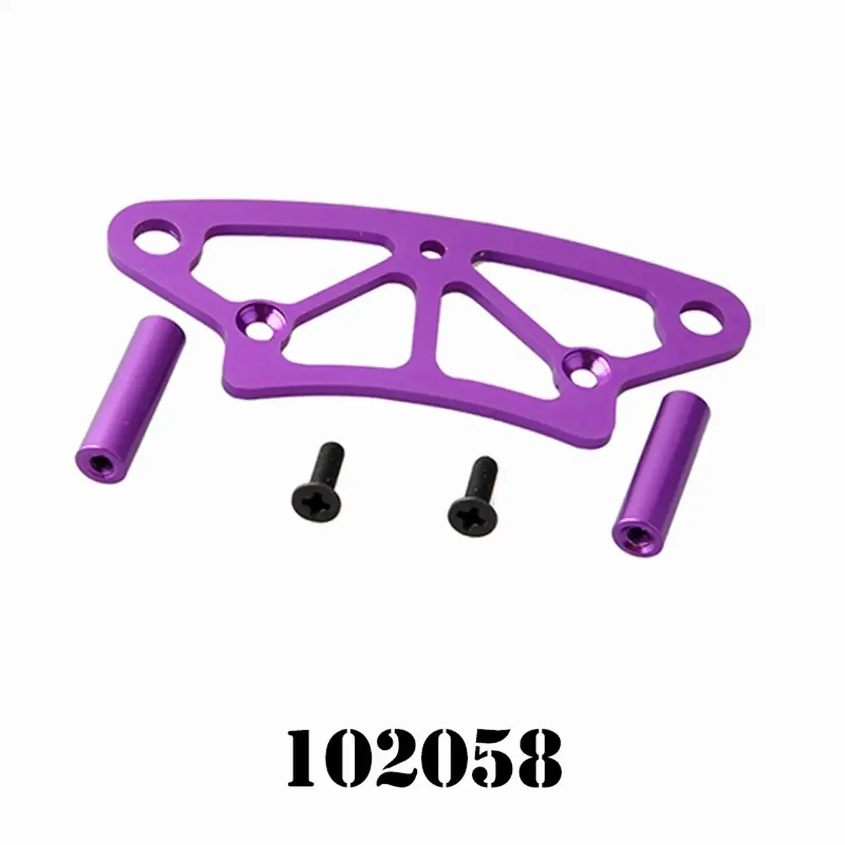 HSP 102058 122058 Алюминиевый металлический передний бампер Aolly 02009 1/10 обновленные