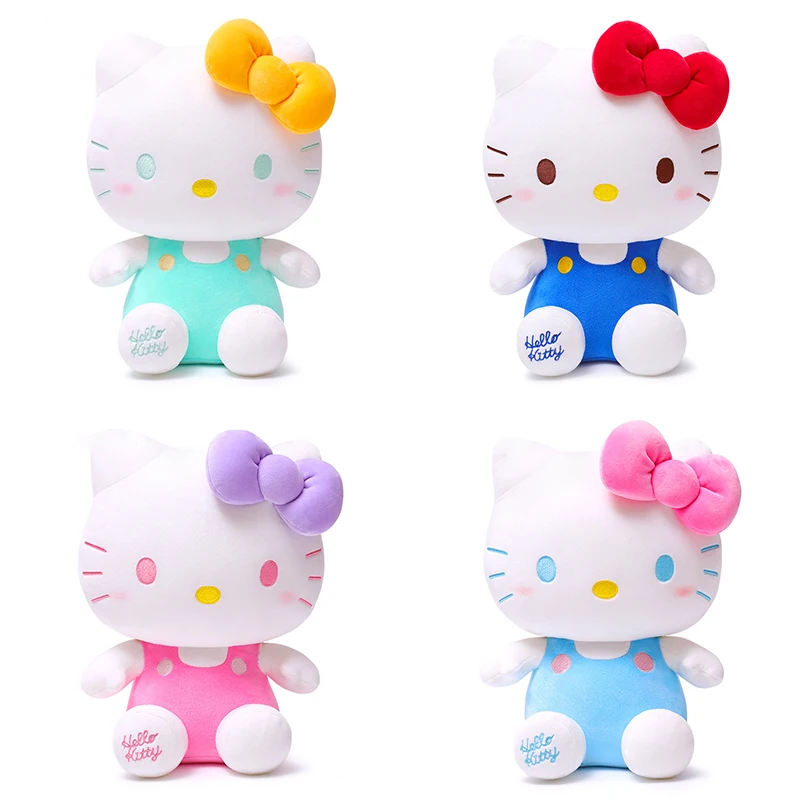 

30cm Cute Hello Kitty Cosplay Plush Doll Cartoon Clothes Kt Cat Plush Toy Kawaii Plushies Throw Pillow Couple Girl Birthday Gift