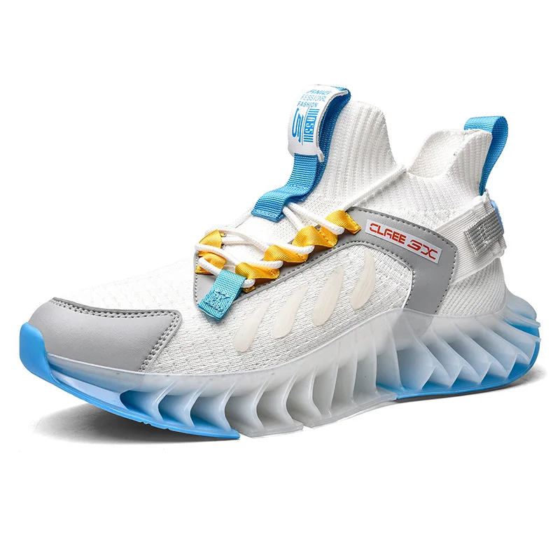

Plus Size Blade Sneakers Youth Casual Running Shoes Breathable Mesh Sports Shoes Men's Fitness Tennis Shoes 040
