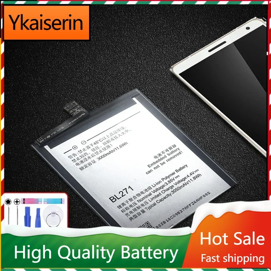 Аккумулятор BL271 для Lenovo Z2 X/ZUK Edge Z2151 Akku Li-ion 3050 мАч качественные сменные
