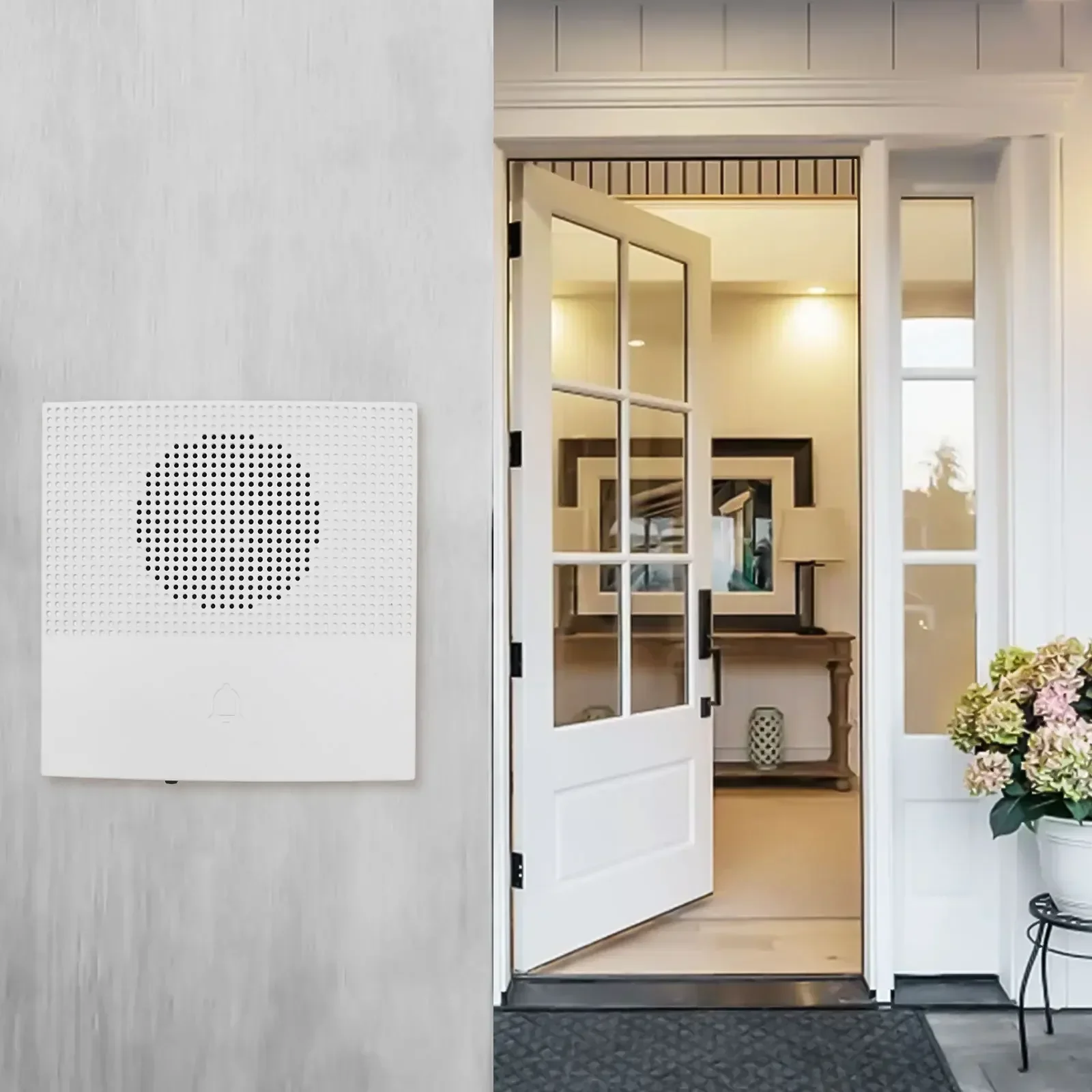 Система контроля доступа из АБС-пластика огнестойкий проводной дверной звонок с