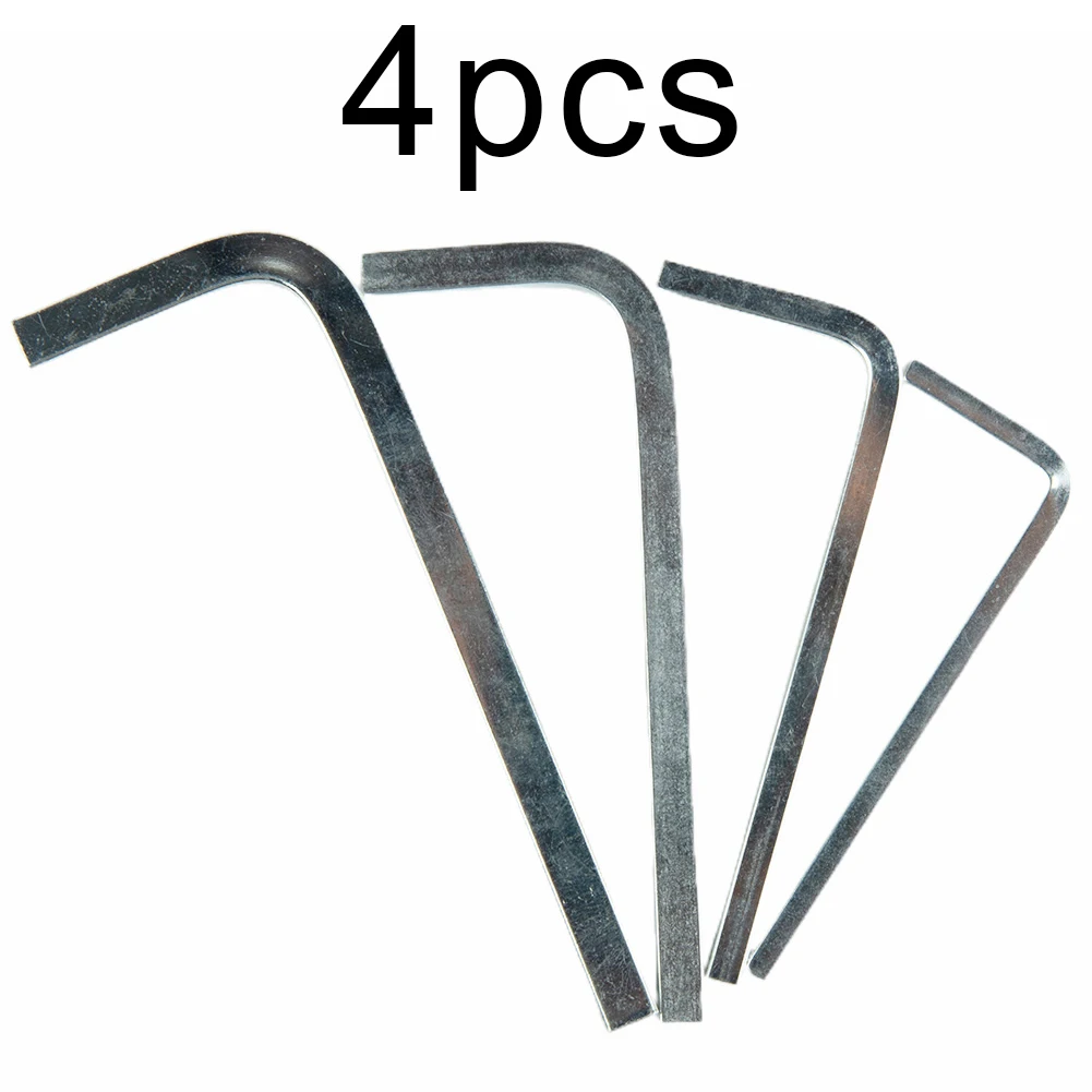 

Набор гаечных ключей, набор отверток L-образной формы с серебристой квадратной головкой, из хромованадиевой стали для затяжки, 3-6 мм, 4 шт.