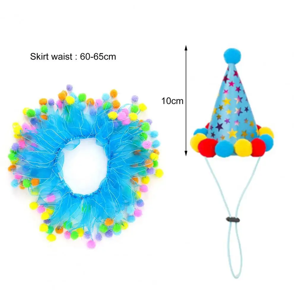 2 шт./компл. головной убор для домашних животных на день рождения милая одежда