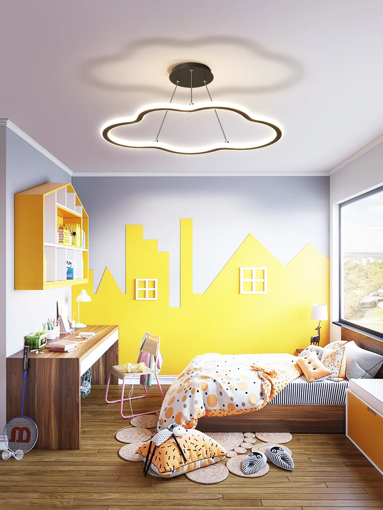 

Children's Room Bedroom Chandelier 2021new Modern Simple and Light Luxury Cute Ins Girl Romantic and Cozy Lamps