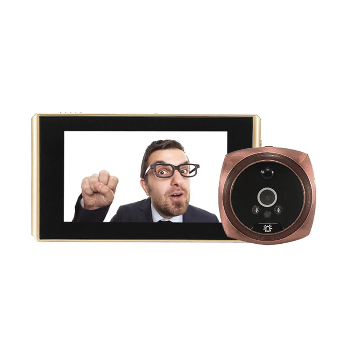 4.3 inch 1080P Video peephole Digital Door Camera Doorbell 160 Degree Angle Peephole Viewer video Eye Outdoor Door Bell