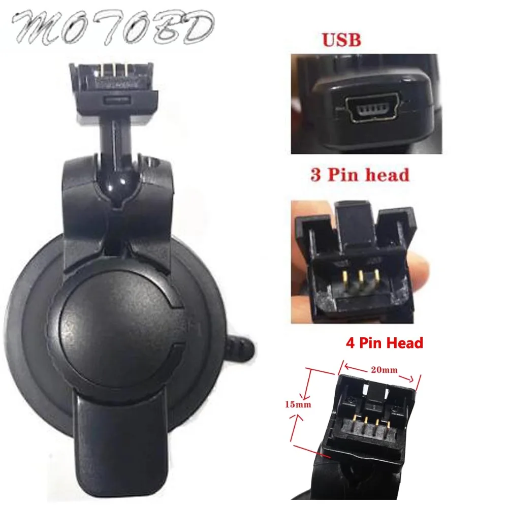 Новый видеорегистратор F8 BL950A BL960 BL960D видеорегистратор 3-контактный 4-контактный кронштейн на присоске с USB-портом для зарядки Автомобильный видеорегистратор GPS-держатель