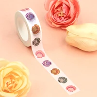 2022 new 1pc 15mm10m decorative valentine cute colorful shell washi tape scrapbooking masking tape office mask washi tape