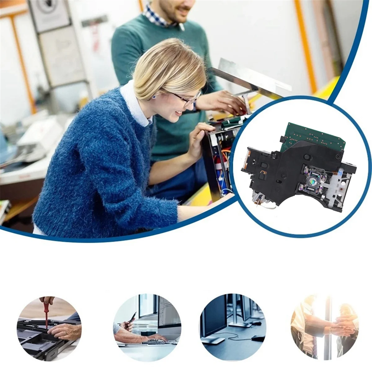 Лазерная линза KES-497A для консоли PS5 оптический привод лазерная KES497A замена PlayStation 5