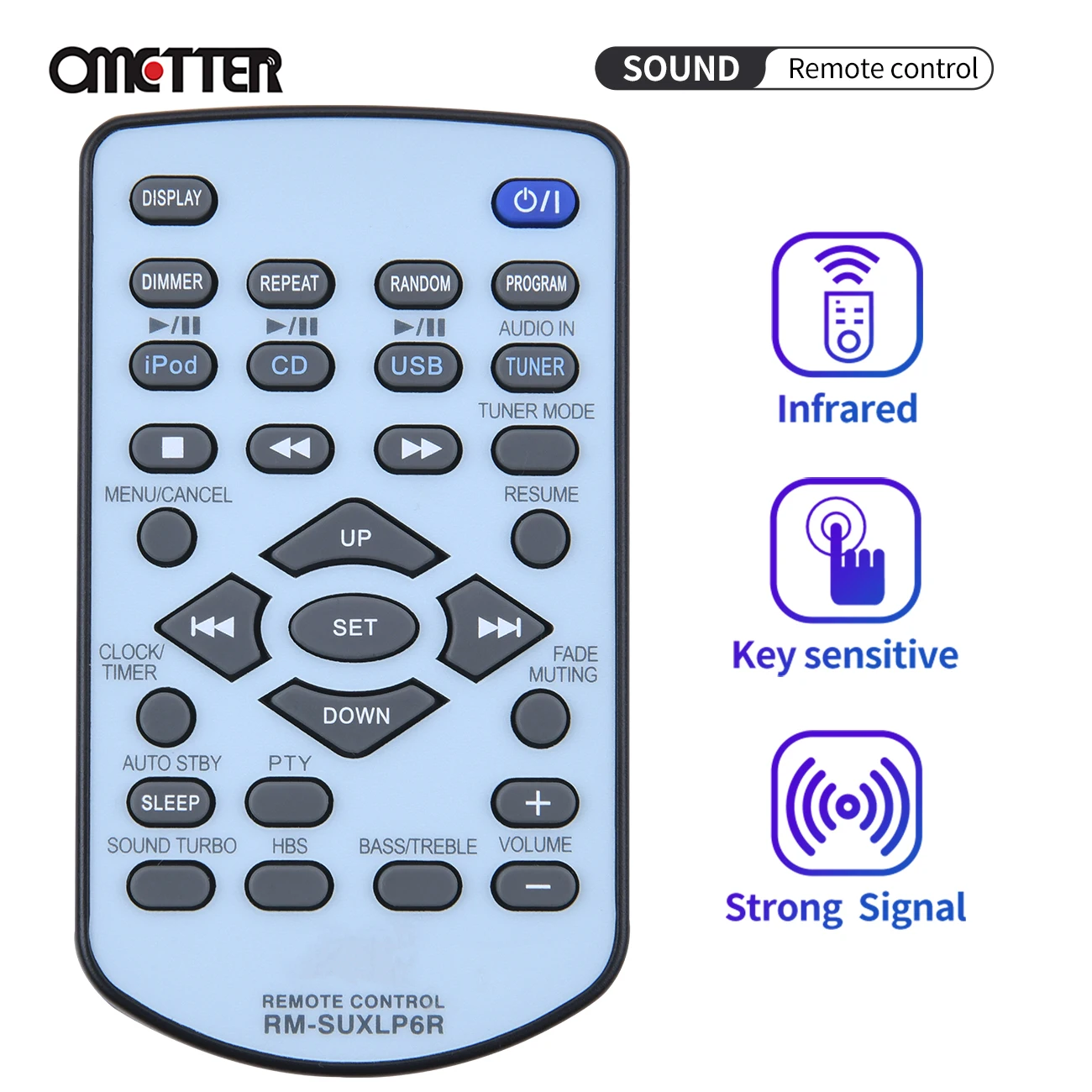 

RM-SUXLP6R New Original Remote Control For JVC MINI HI-FI SYSTEM SP-UXLP5 CA-UXLP5 UX-LP5J UX-LP5EV Fernbedienung