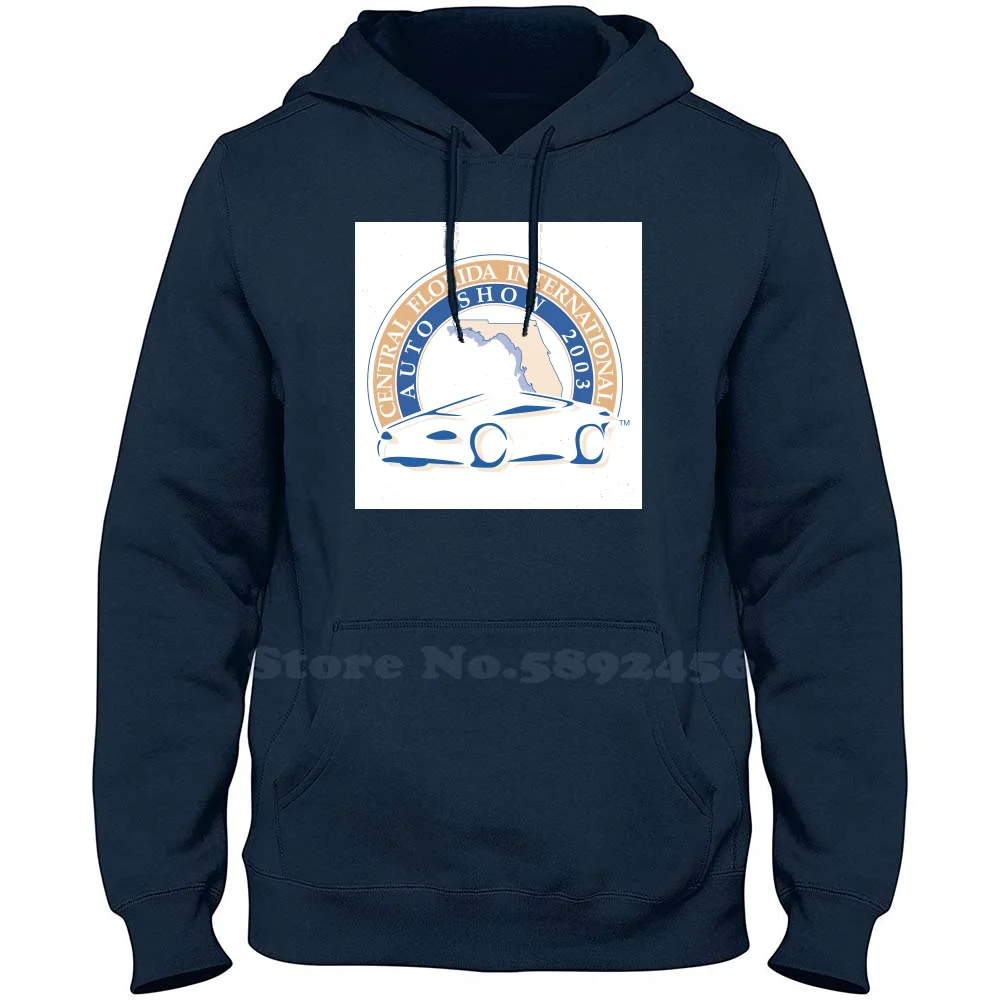 

Central Florida International Auto Show Casual Clothing Sweatshirt Printed Logo Graphic Large Size Hoodie