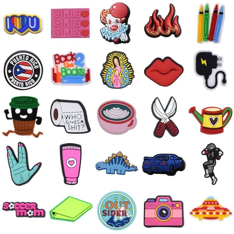 

Para Pins Decorations for Crocs Wholesale Bulk Shoes Accessories Shoe Charms Boy Gifts Packs Women Charm Girl Kids Men Set Jeans