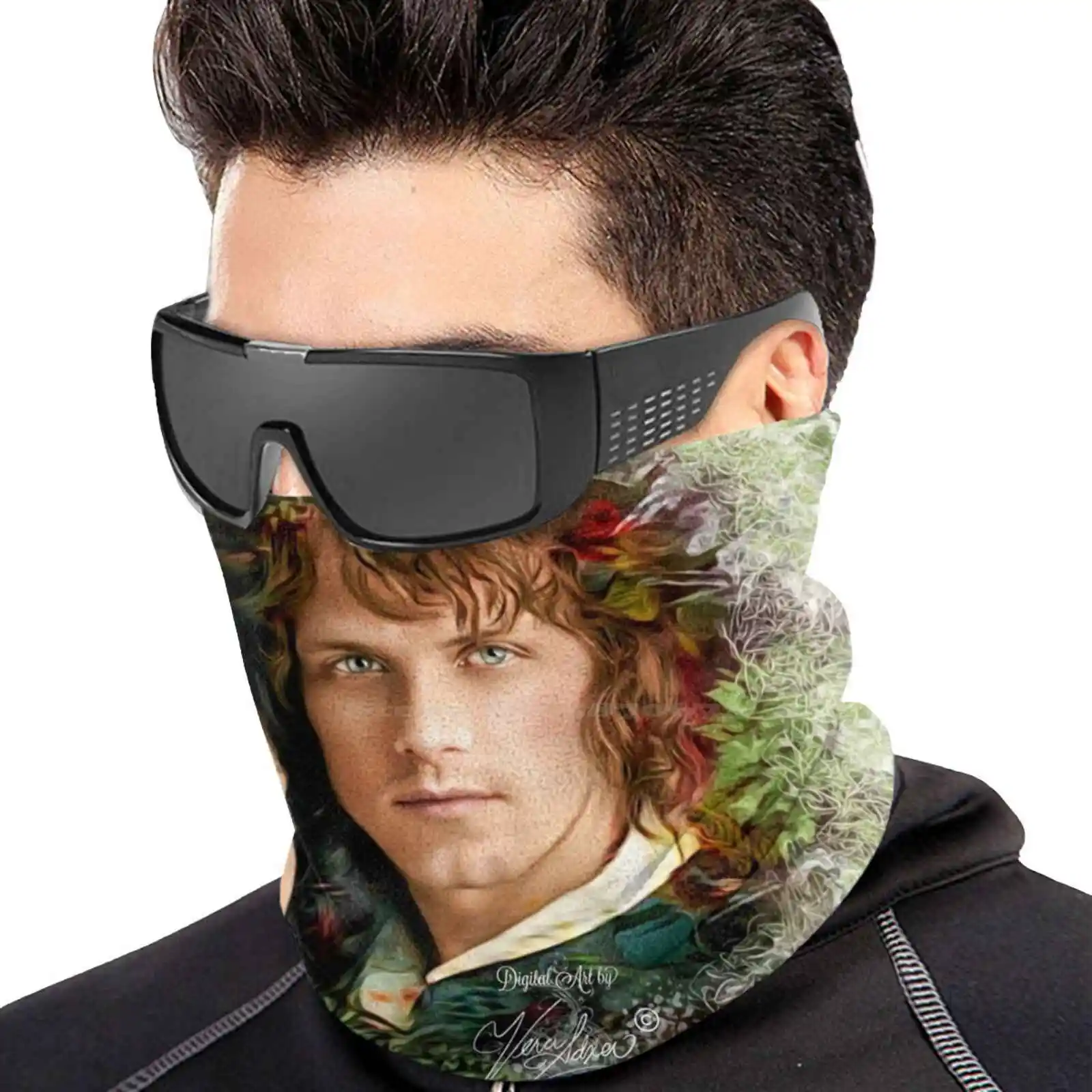 Вязаная шапка с цветами теплая уличные шапки Вера адсер Фан арт