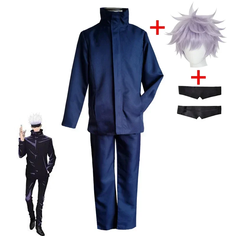Anime Jujutsu Kaisen Yuji Itadori Full Cosplay Costume Kugisaki Nobara Hammer Wig