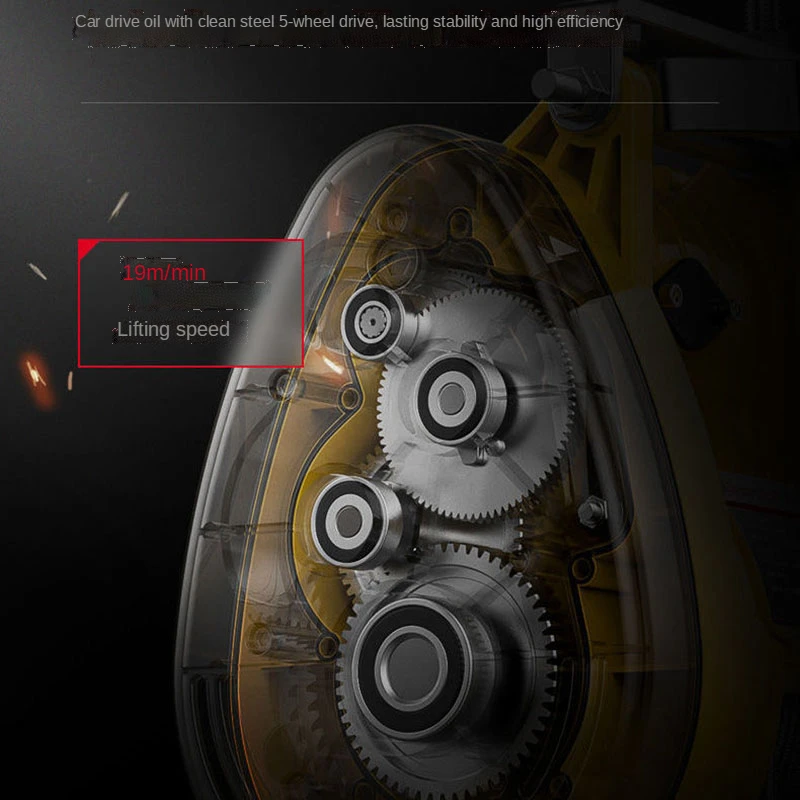 1300 Вт миниатюрная электрическая лебедка сверхвысокой эффективности 19 м/мин