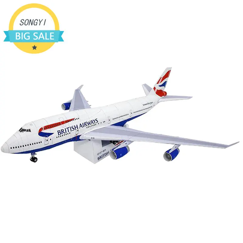 

1:144 Boeing 747 Aircraft Civil Aviation Airliner DIY 3D Paper Card Model Set