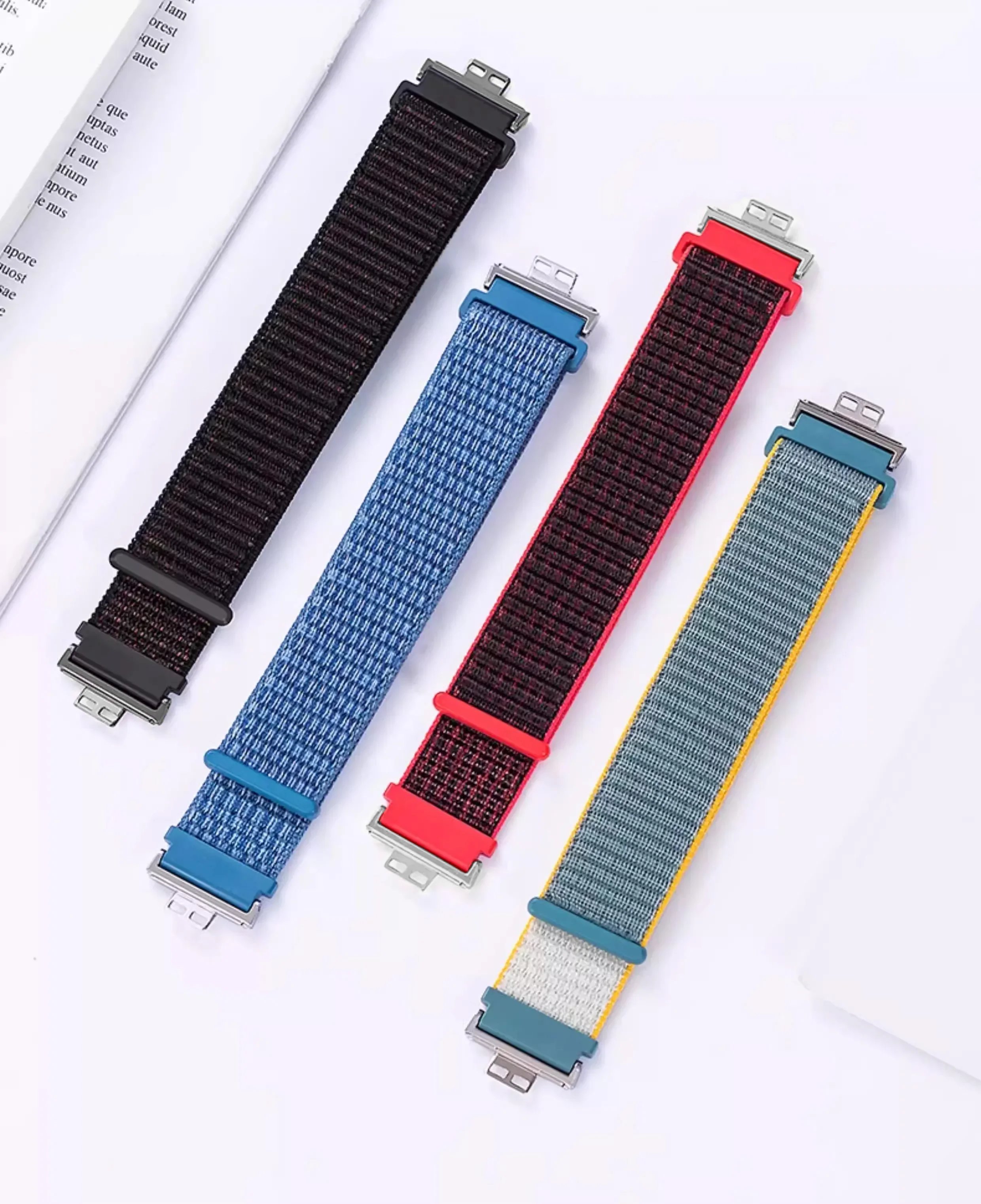 Фото Нейлоновый ремешок для часов Huawei Fit4 Fit4Pro Fit3, браслет на запястье, дышащий ремешок для часов, аксессуары для Huawei Fit 3 4Pro, ремень №2