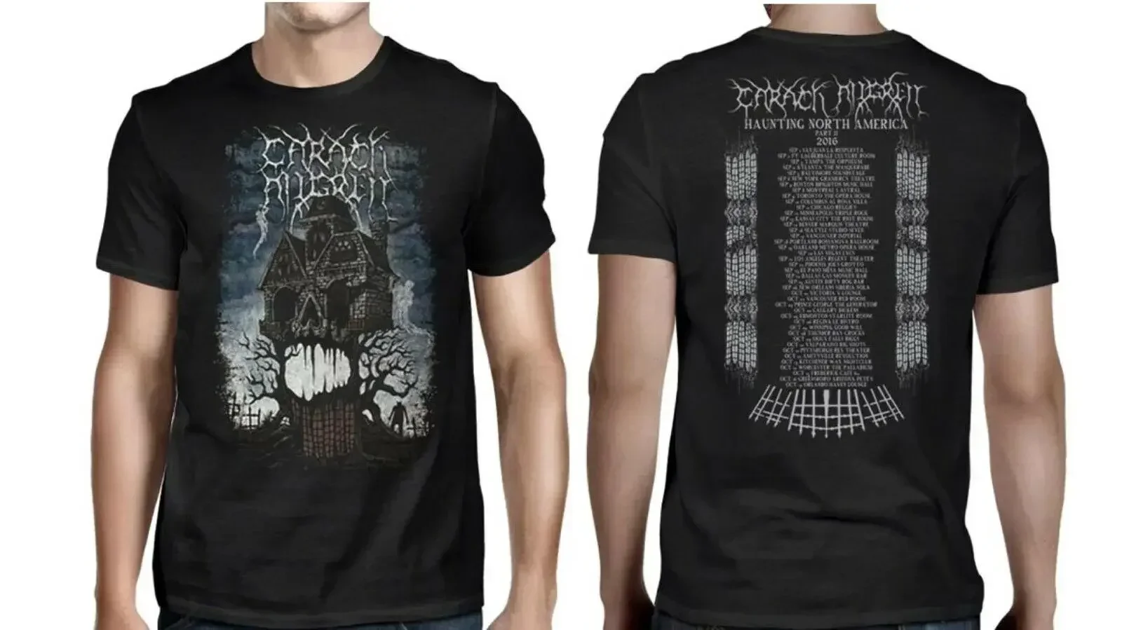 CARACH ANGREN Официальная рубашка TREE HOUSE TOUR 2016 размер XL новинка американская OOP с