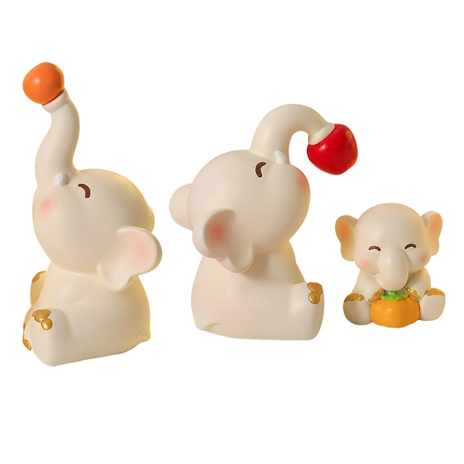 Мини-статуи со слонами украшение для стола коллекционирование произведений