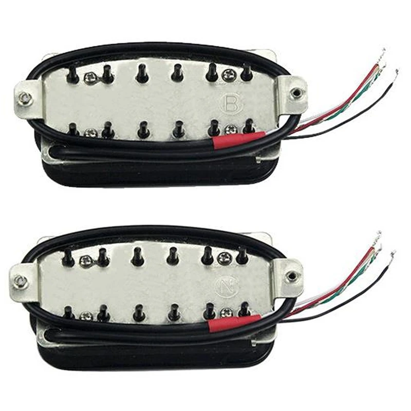 

Headless Fanned Fret Guitar Pickup For 6 String Electric Guitar Black
