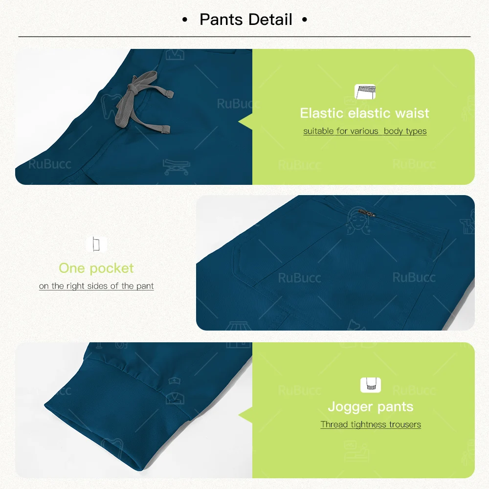 Однотонная рабочая одежда для кормления унисекс медицинский костюм