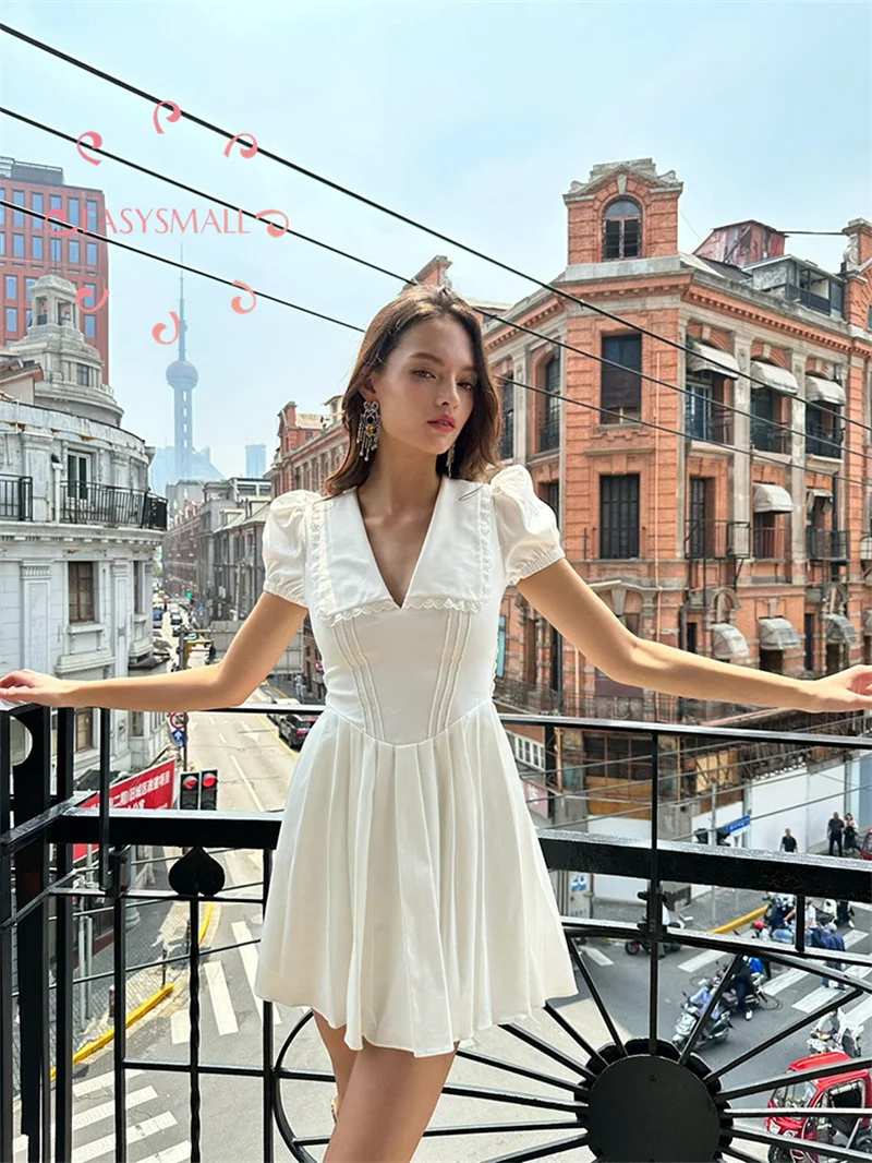 

Easysmall For love lemons Houseof CB Little White Dress Lace Holiday Dress