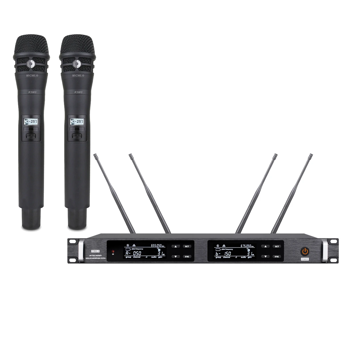 Динамическая цифровая беспроводная микрофонная система UR4D + UR4 приемник KSM8