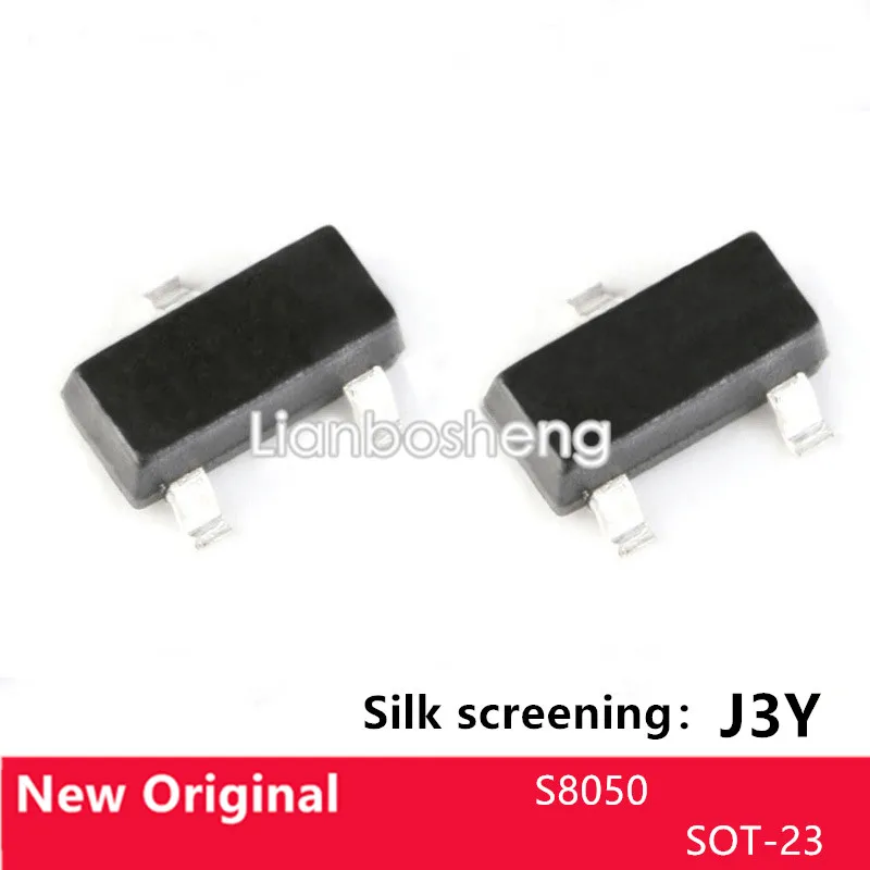 

100 шт. SMD транзистор S8050 MMBT8050LT1G SOT-23 шелкография: J3Y