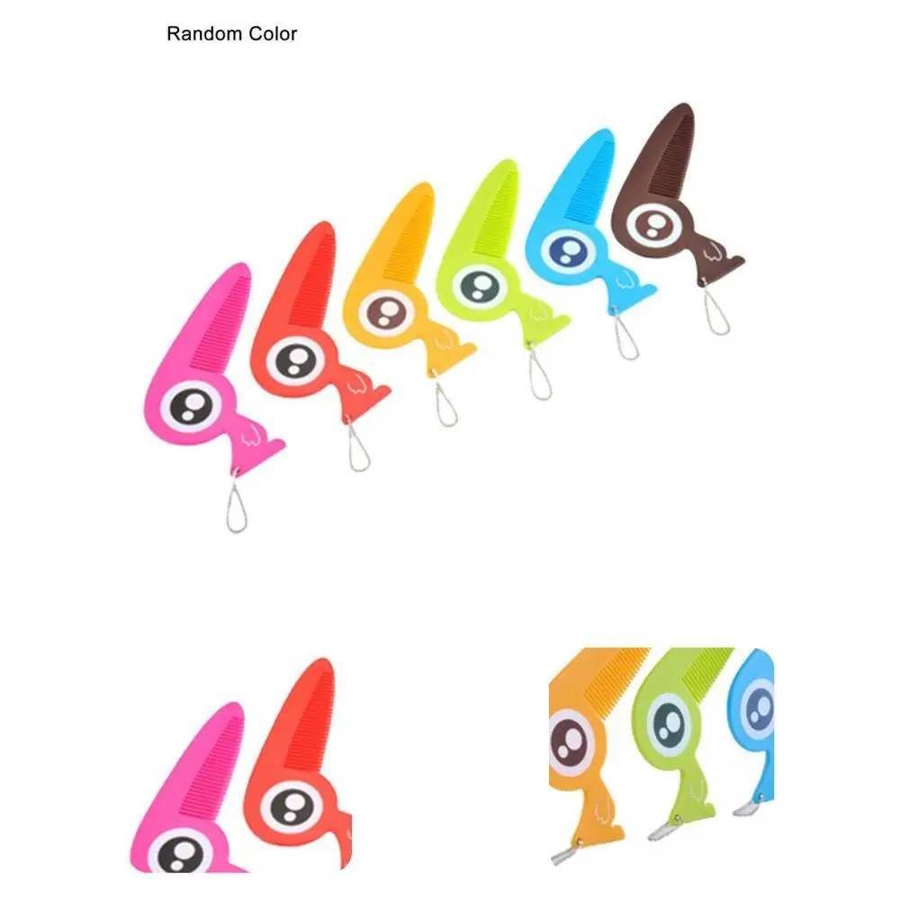 

Good Cartoon Comb Allergy Free Lightweight Baby Comb Baby Cartoon Comb Hair Brush Keychain
