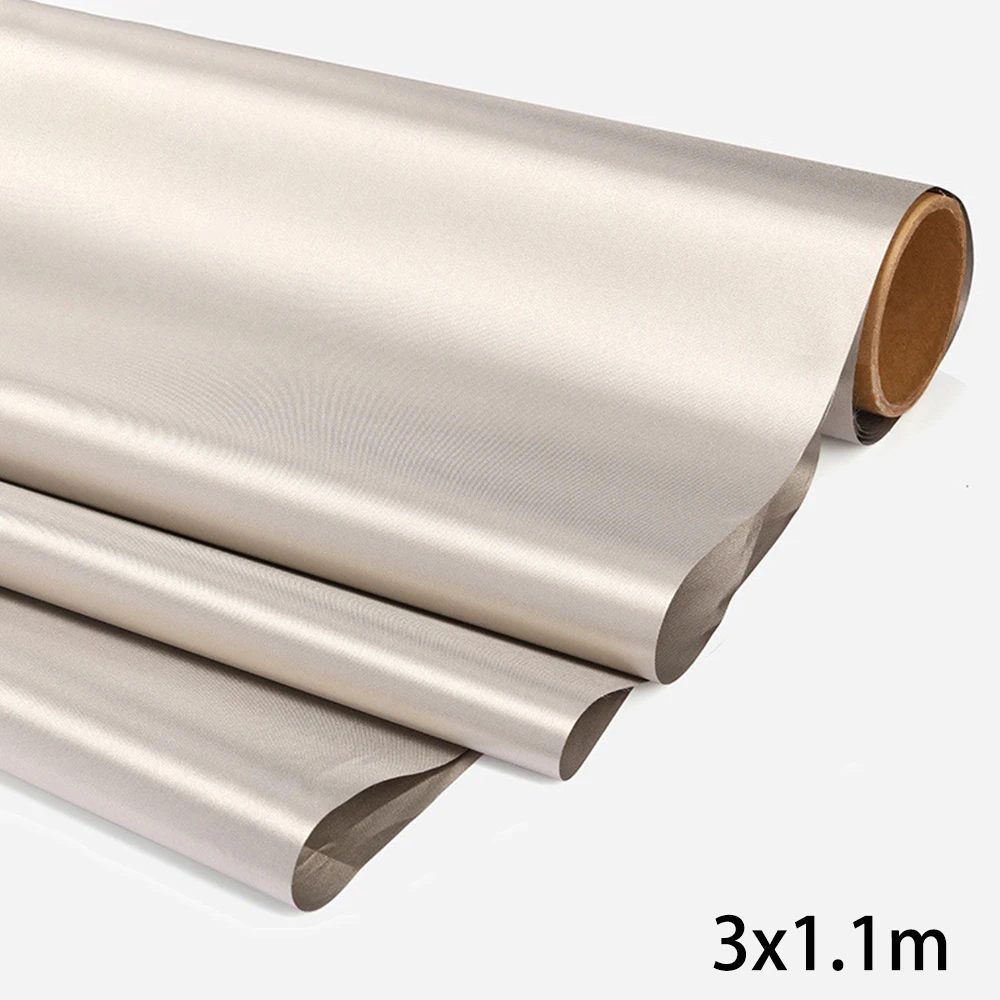 

3*1.1M RFID Shielding Fabric Grounding Earthing EMF RF RFID Shielding Fabric Material Protective Clothing Flexibility