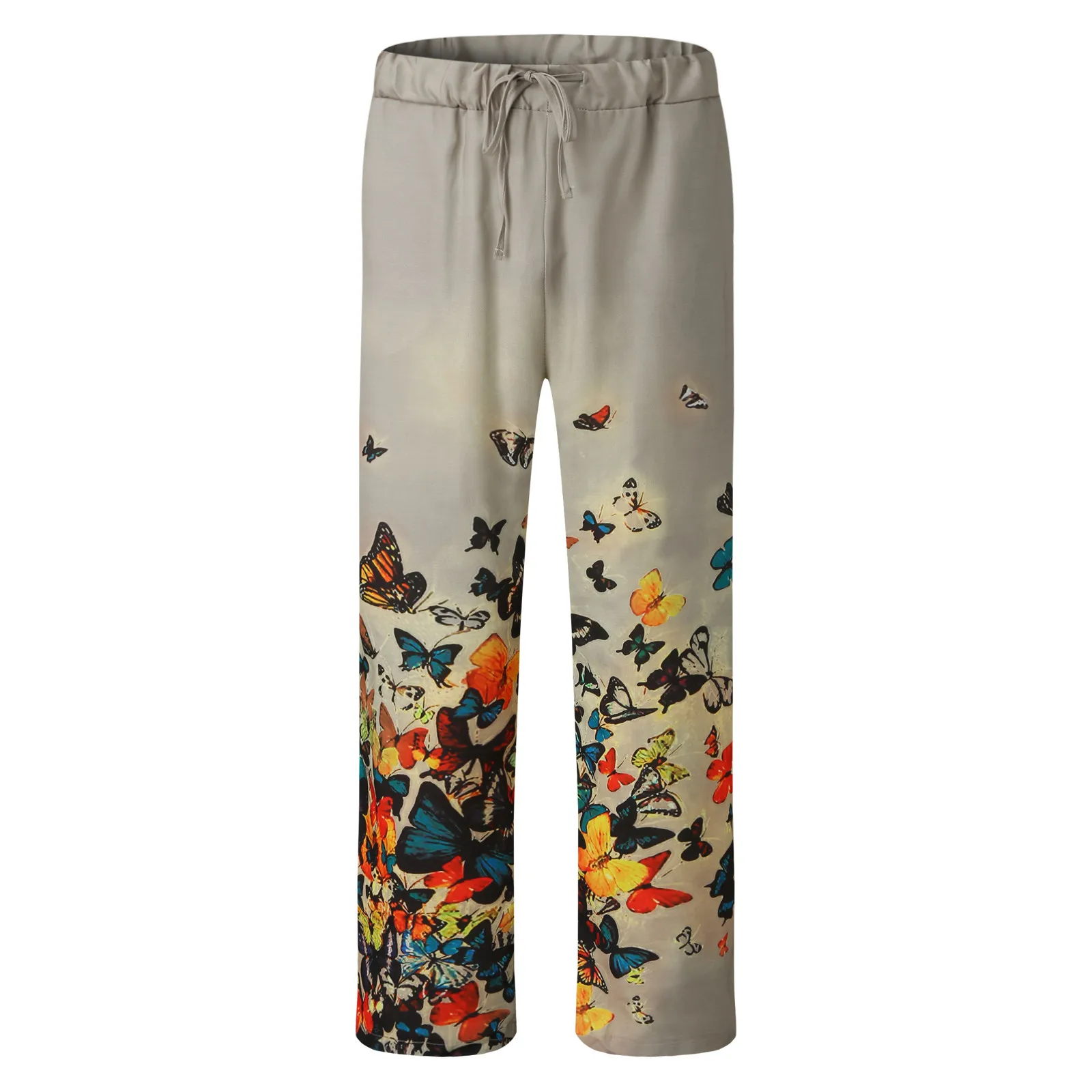 

Loose Pants Print Loose Casual Men's Leg Wide Trousers Fashion Men's pants