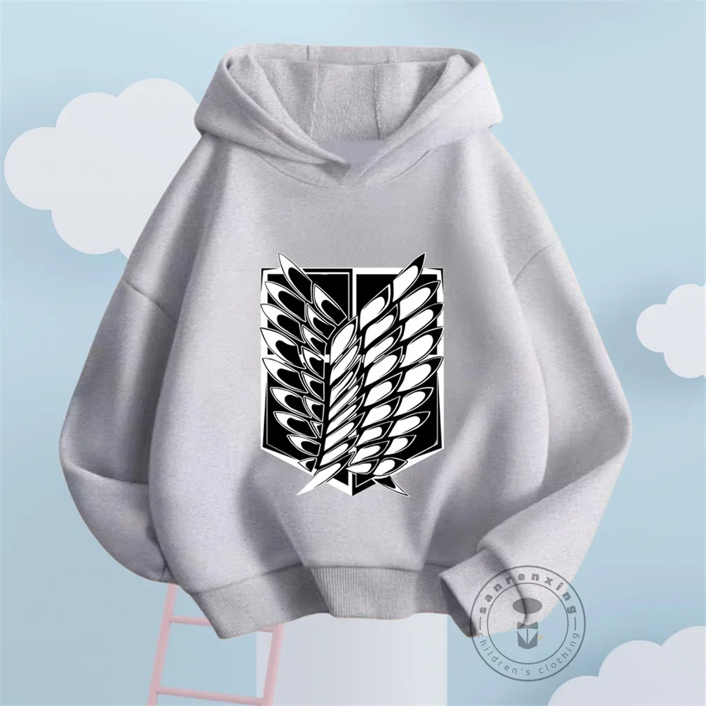 Толстовка унисекс с капюшоном осень 2024 хлопок принтом в стиле аниме повседневный