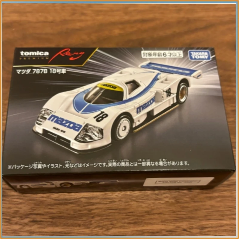 Фото Оригинальная модель автомобиля Tomica из сплава, гоночная Mazda 787b №18, игрушка-модель, подарок №5
