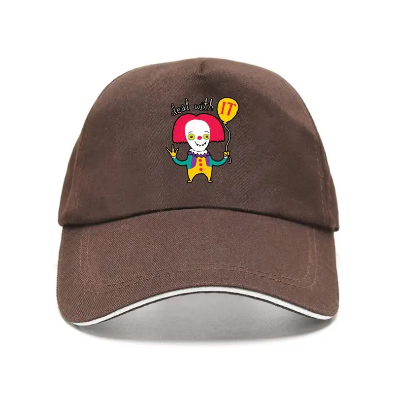 

New cap hat Dea With It Baseball Cap Uniex Funny Cotton Adut ize Pennywie Cown tephen King Caic Unique Baseball Cap