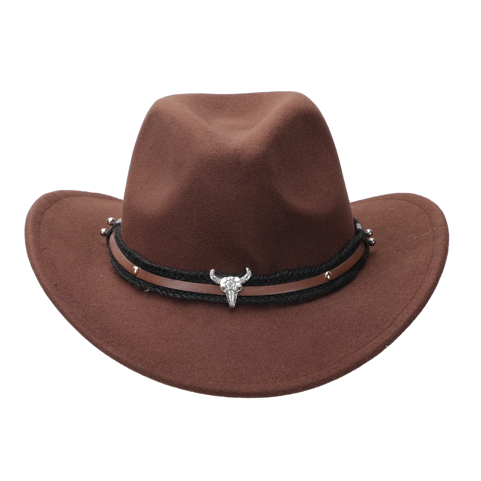 

Outdoor Summer Decor Western Cowboy Hat Autumn And Travel Party Wool Child