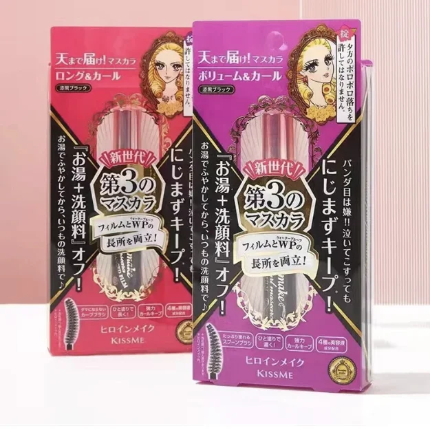 

Kiss Me New Mascara for Beginners Waterproof Sweat-proof Not Smudged Slender Thick Natural Curling Long-lasting Makeup Cosmetic