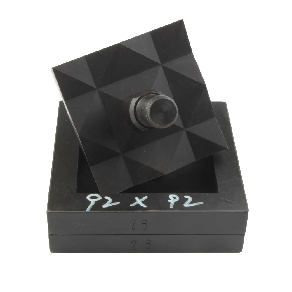 1 шт. 92x92 мм, Гидравлическая Ручная штамповка, искусственная кожа/15 нержавеющая сталь, квадратное отверстие, штампованная ручная штамповка для телефона