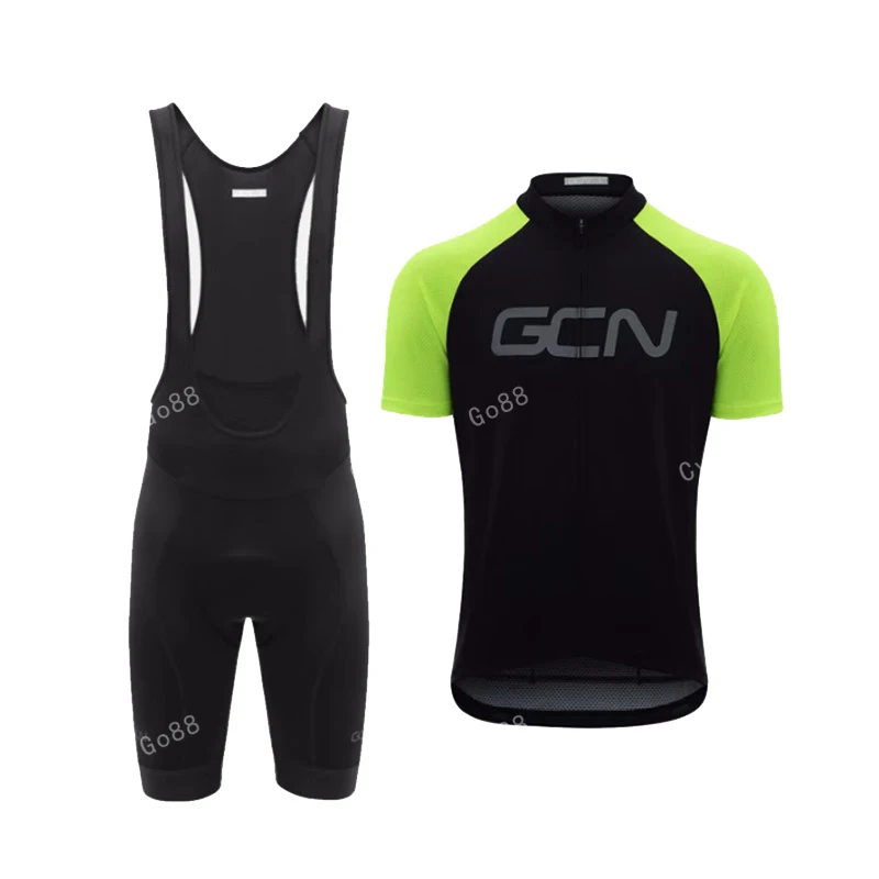 

Men's GCN Cycling Jersey Short Sleeves Road Cycling Clothing Summer Breathable Maillot MTB Bike Shirt Cycle Set