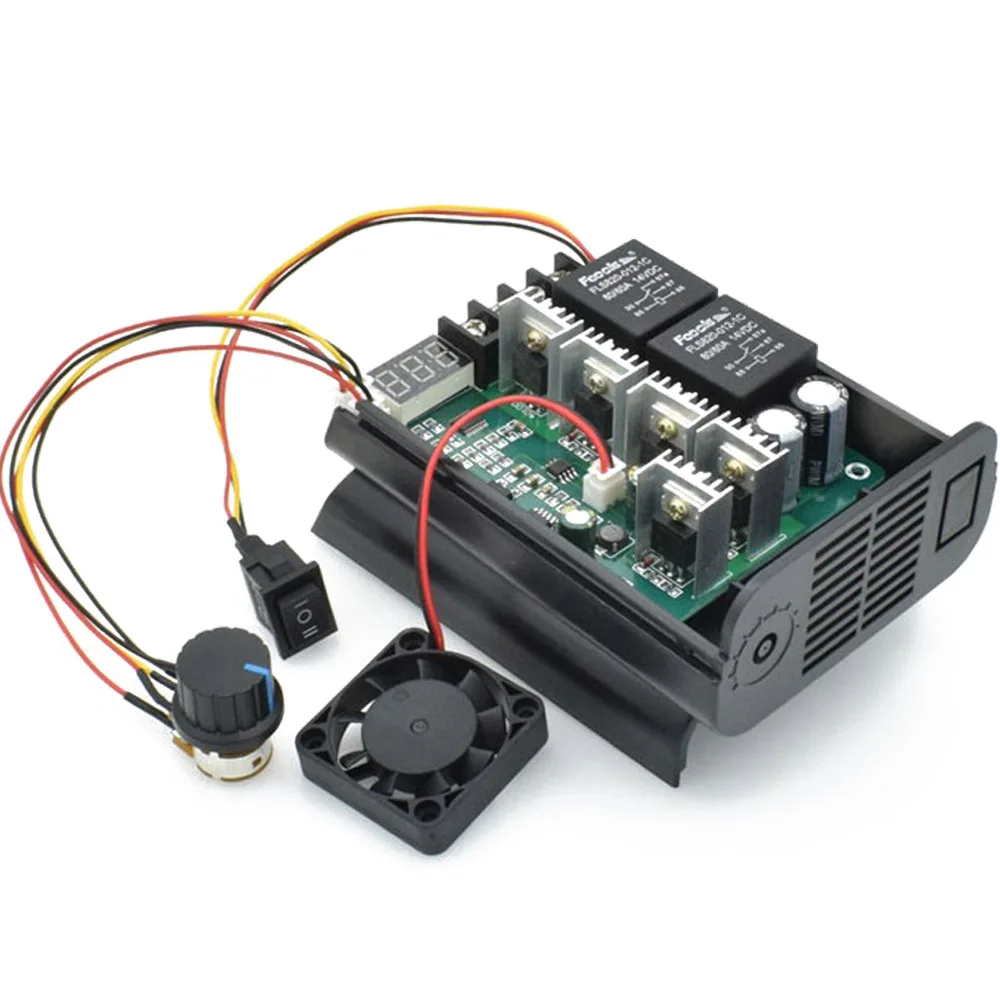 

PWM Motor Speed Controller Digital Display 60A CW CCW 0~100% Adjustable Drive DC 10V~55V Reverse Motor Governor