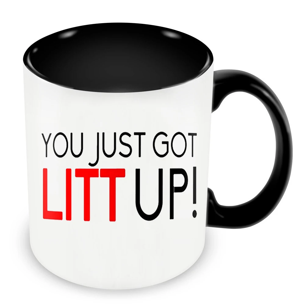 

You Just Got Litt Up! Louis Litt Suits Mugs TV Shows Coffee Drinkware Tea Cups Beer Milk Mugen Home Tableware Coffeeware Teaware