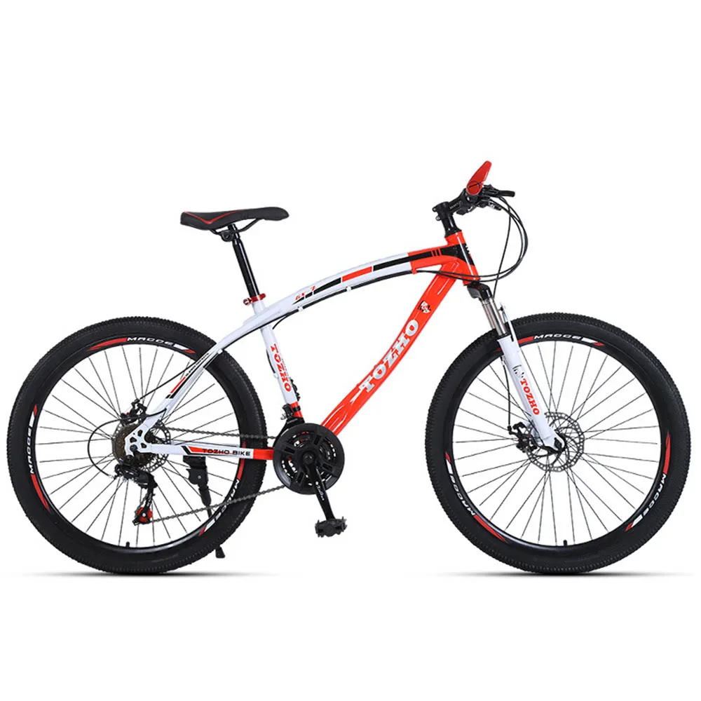 

Mountain Biking Outdoor Adult Cross-Country Variable Speed Bike 26 Inches Student Double Disc Brake System Spring Fork