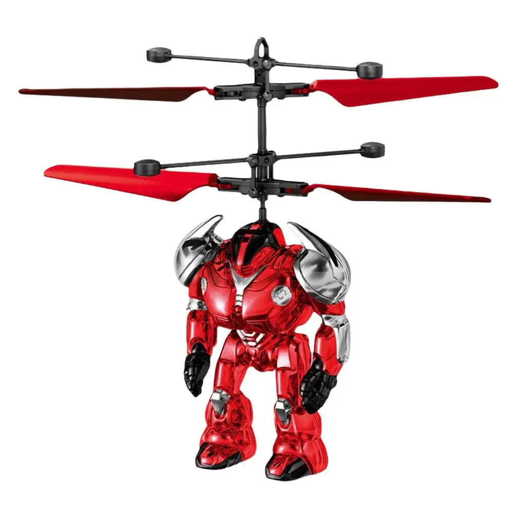 Крутой жест самолета Mecha Warrior детская игрушка робот-вертолет с инфракрасной