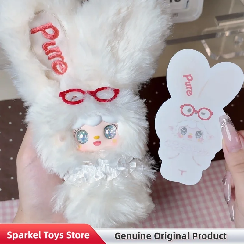 Фото Оригинальный плюшевый кулон-подвеска Yooki Healing Bunny Series, коллекционная модная игрушка, милая фигурка, подарок на день рождения для друзей №3